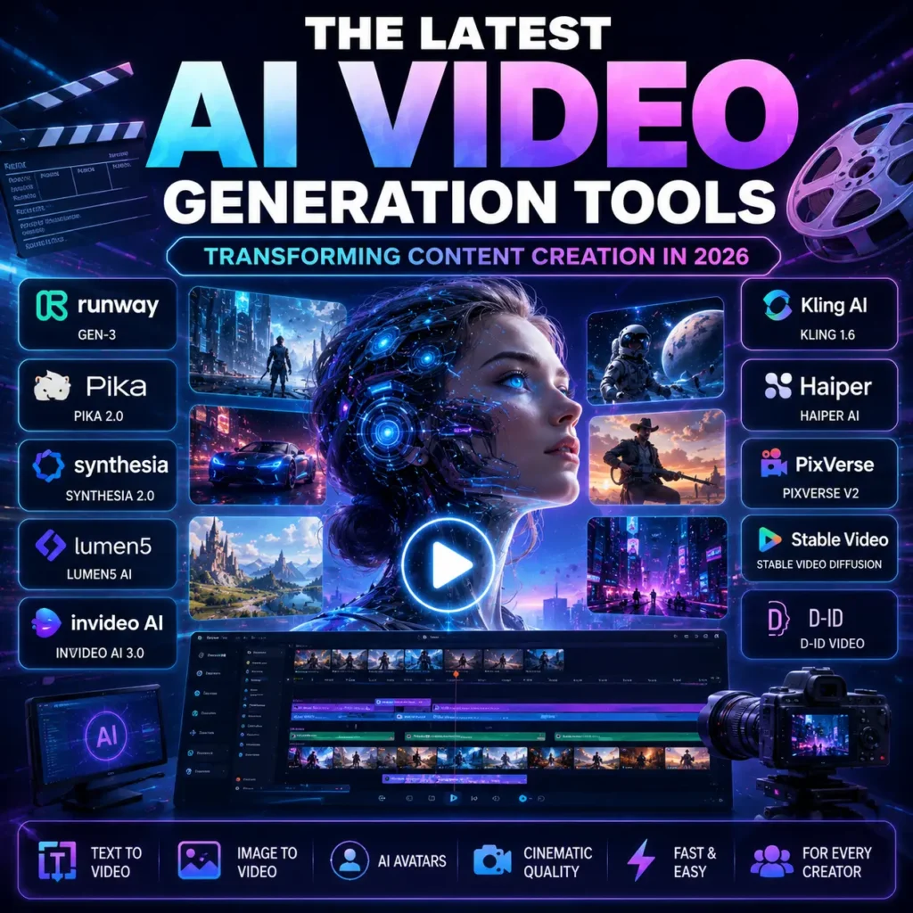 Latest Ai video generation tools