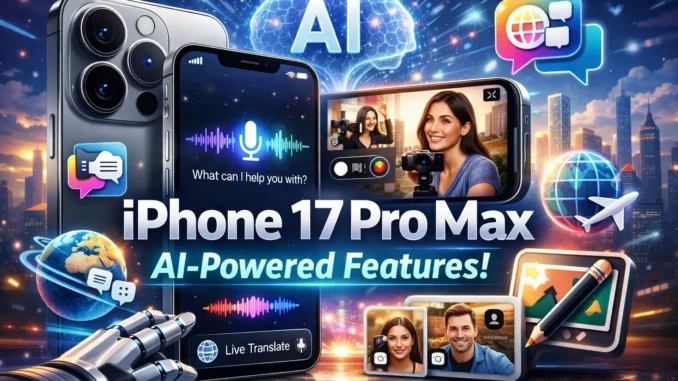 iPhone 17 Pro Max AI features