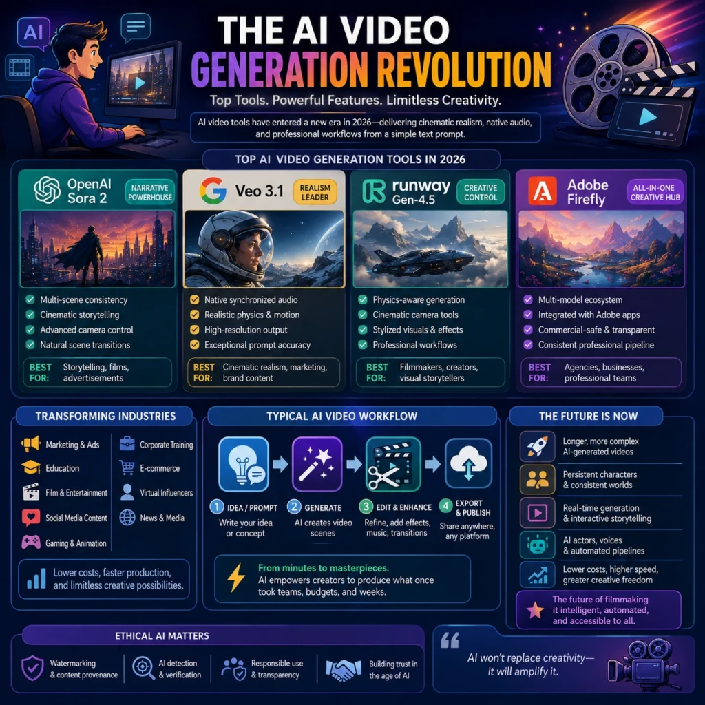 The Ai videoExplore features, trends, pricing, cinematic AI workflows, and the future of AI filmmaking.