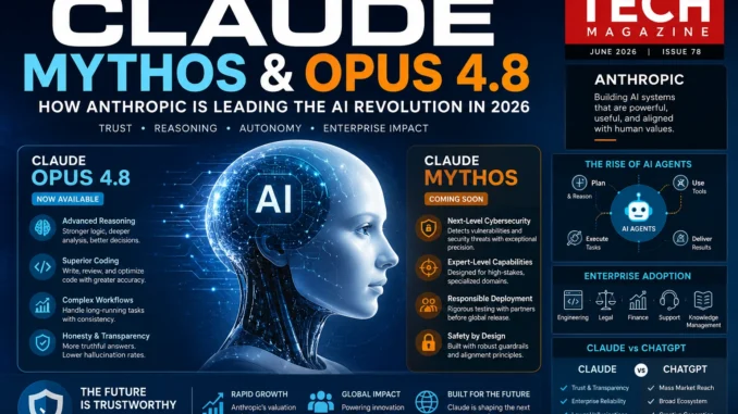 Claude Mythos and Opus 4.8 How Anthropic Is Redefining Trustworthy AI and Challenging OpenAI's