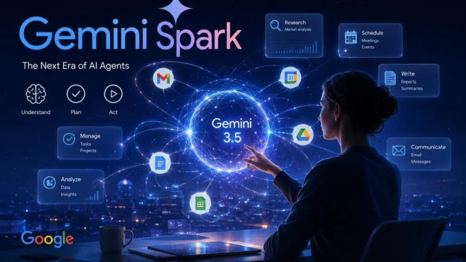 Google Gemini Spark is transforming AI from a chatbot into a proactive digital agent. Learn about Gemini 3.5, AI automation