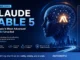 Claude Fable 5 AI model visualization showing enterprise automation, AI agents, coding assistance, and next-generation artificial intelligence technologies.