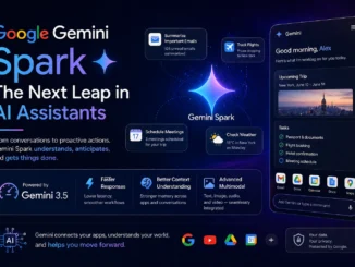Google Gemini Spark AI assistant interface demonstrating proactive task