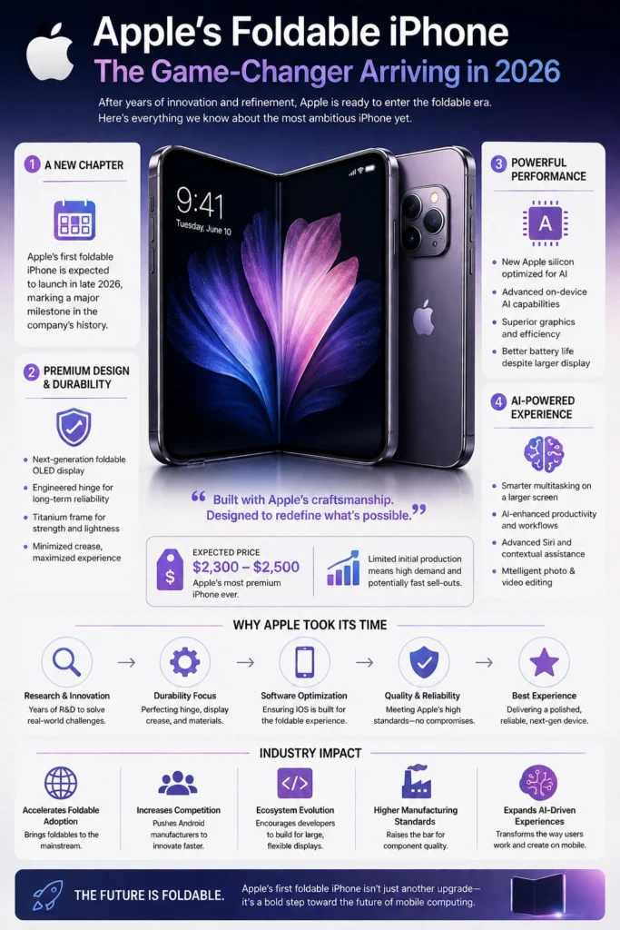 Apple's Foldable iPhone: Everything We Know About the Revolutionary 2026